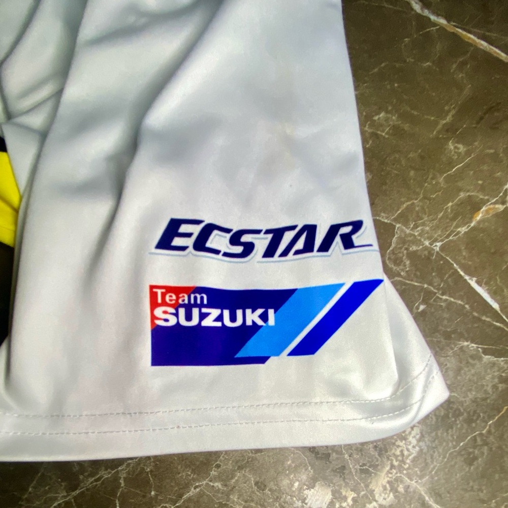 Suzuki Racing Polo Shirt XXL Factory Effex Motocross Team Performance Shirt - Picture 7 of 9